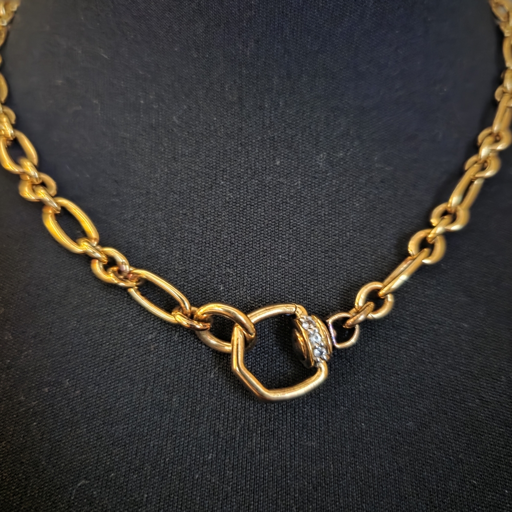 Kendra Scott Josephine 14K Gold Chain Necklace with Pavé Accent - Picture 1 of 5